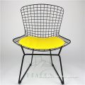 Black Powder Coated Harry Bertoia Wire Chair